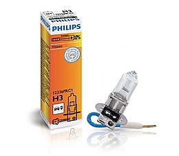 Лампа галоген 12V Н3 55W Philips Premium +30%яркости (1шт) 