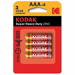 Батарейка AAA R03 KODAK SUPER HEAVY DUTY (1шт)