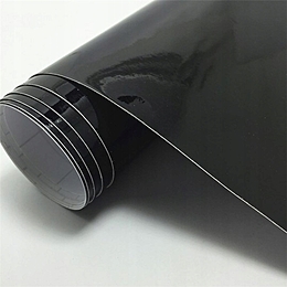 Пленка Черная глянцевая с каналами 120микрон (ширина 1,5м)