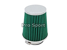 Фильтр воздушный Pro.Sport Компакт (закрытый)115x145, зеленый/хром (D=70)