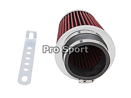 Фильтр воздушный Pro.Sport Компакт (закрытый)110x130, красный/синий (D=70) RS-20402 Chrome