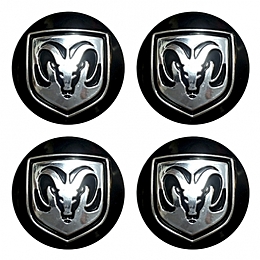 Логотип на колпак литого диска Dodge 4шт