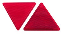 Накладки светоотражающие для а/м (цвет красный)  HJ-RT03 